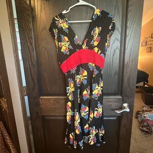 Trashy diva big band bows 1940s dress